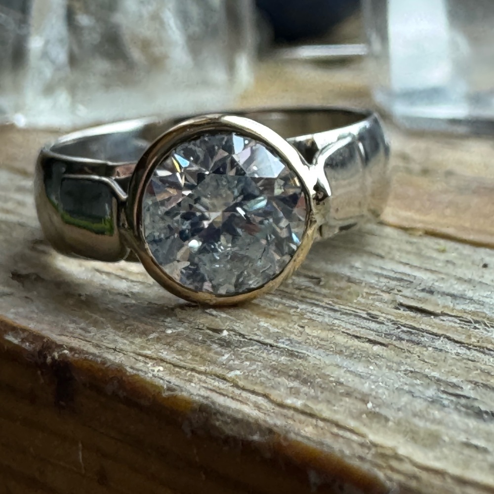 E.DeHaven 2.05 CT Natural Diamond Solitaire Ring- CERT - Picture 9 of 12